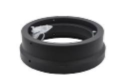 Plastic spacer ring for light truck wheels 